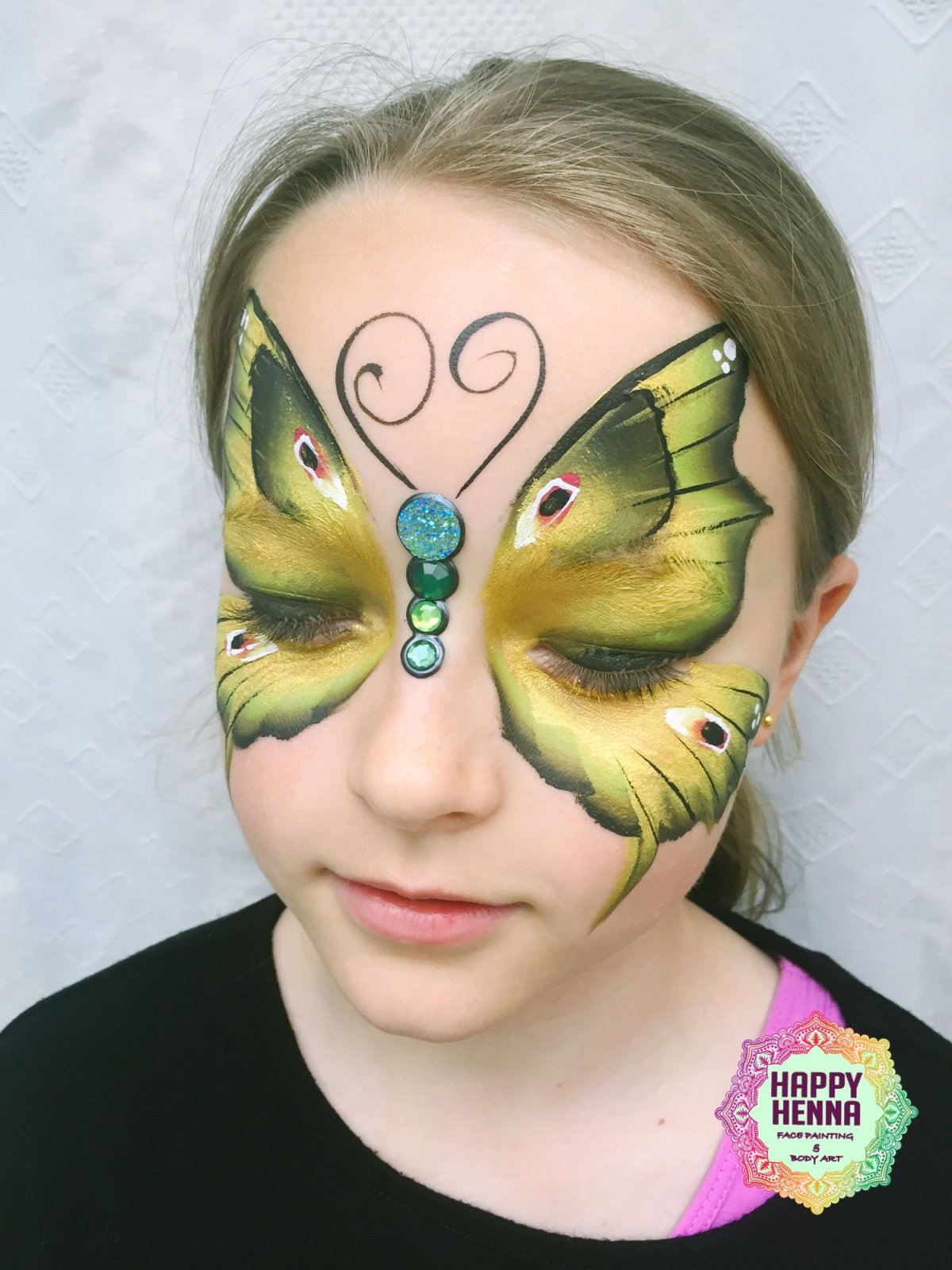 Аквагрим насекомые