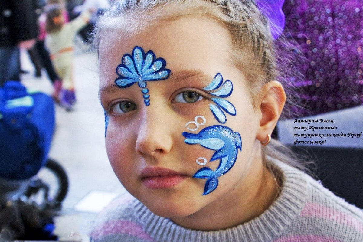 Эскизы для аквагрима