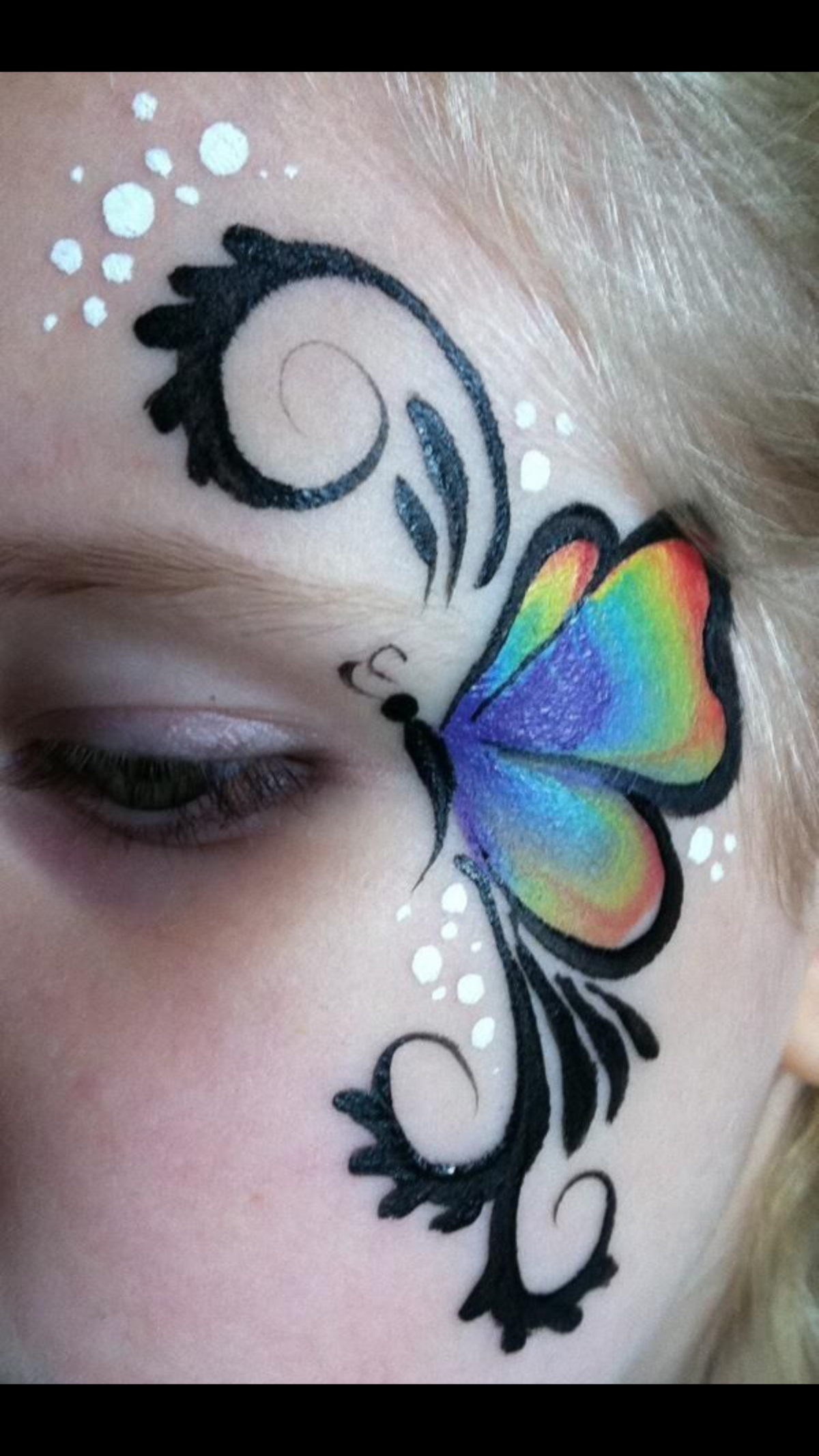 Аквагрим бабочка