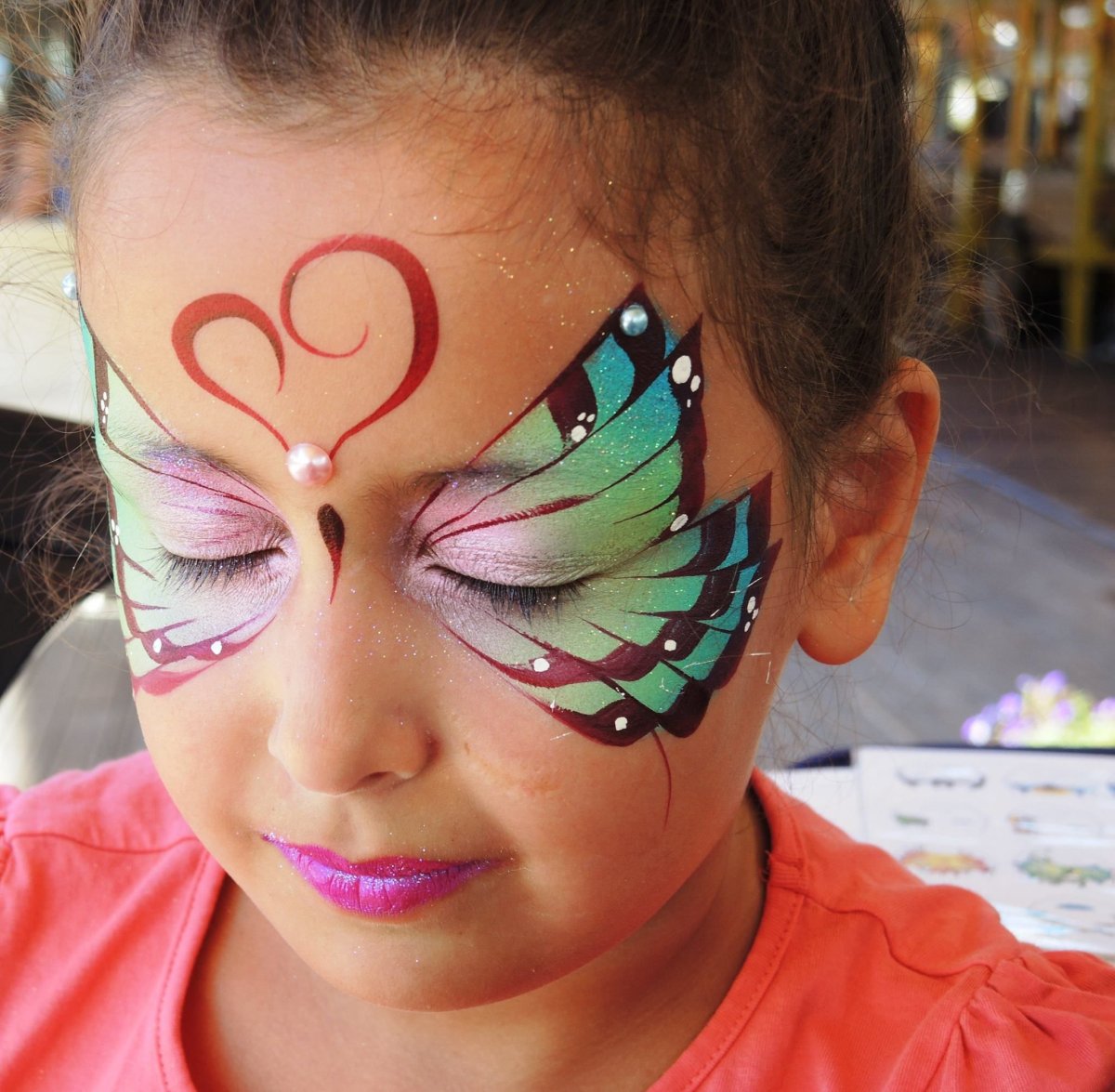 Аквагрим бабочка