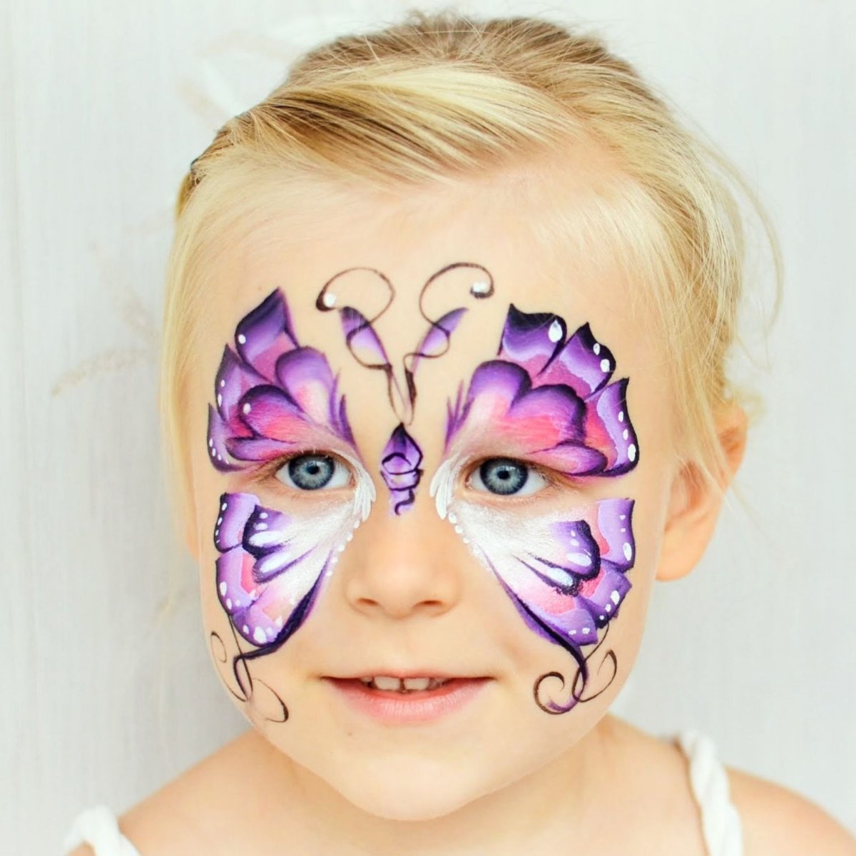 Аквагрим для детей бабочка