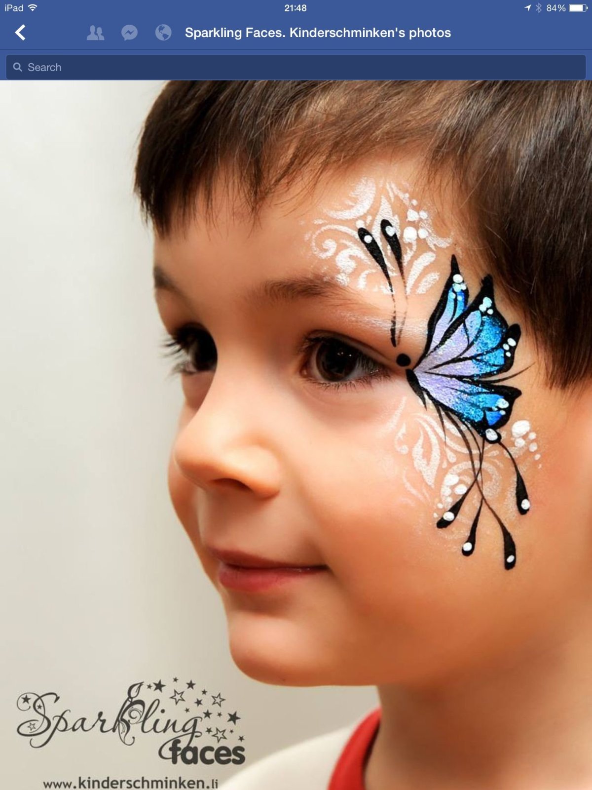 Аквагрим узоры на лице