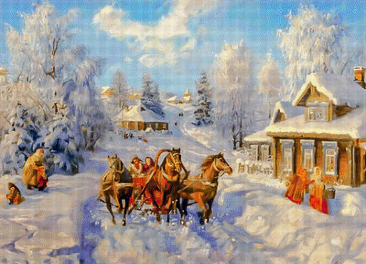 Художник Жданов Владимир тройка