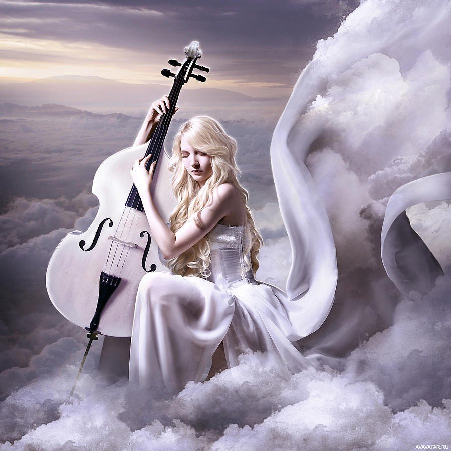 Ангелы с музыкальными инструментами