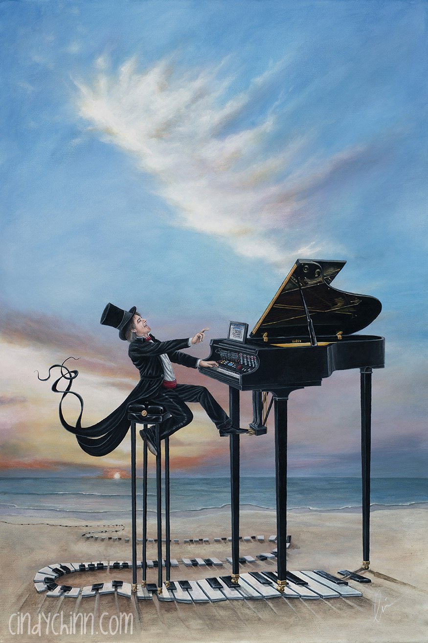 Сюрреализм пианино
