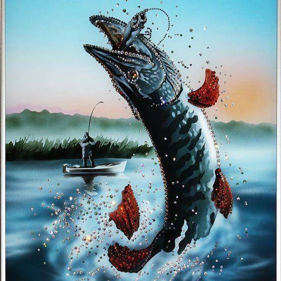 Щука живопись