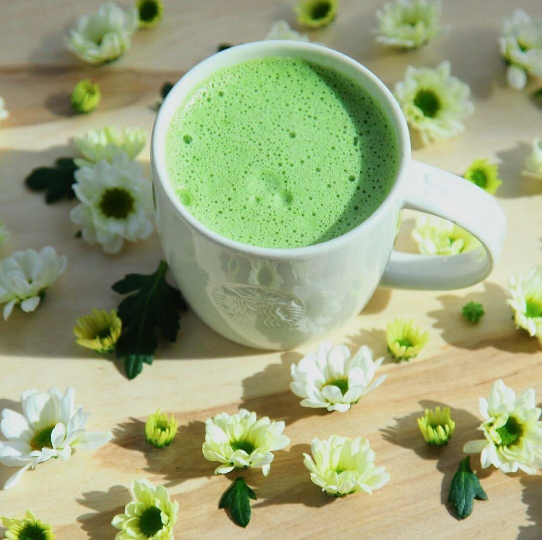 Ярко зеленый чай