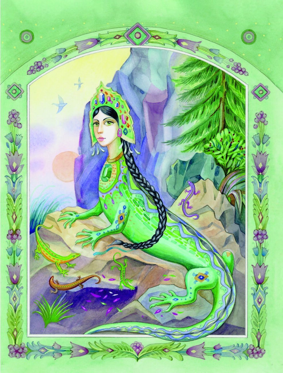 Хозяйка медной горы каменный цветок