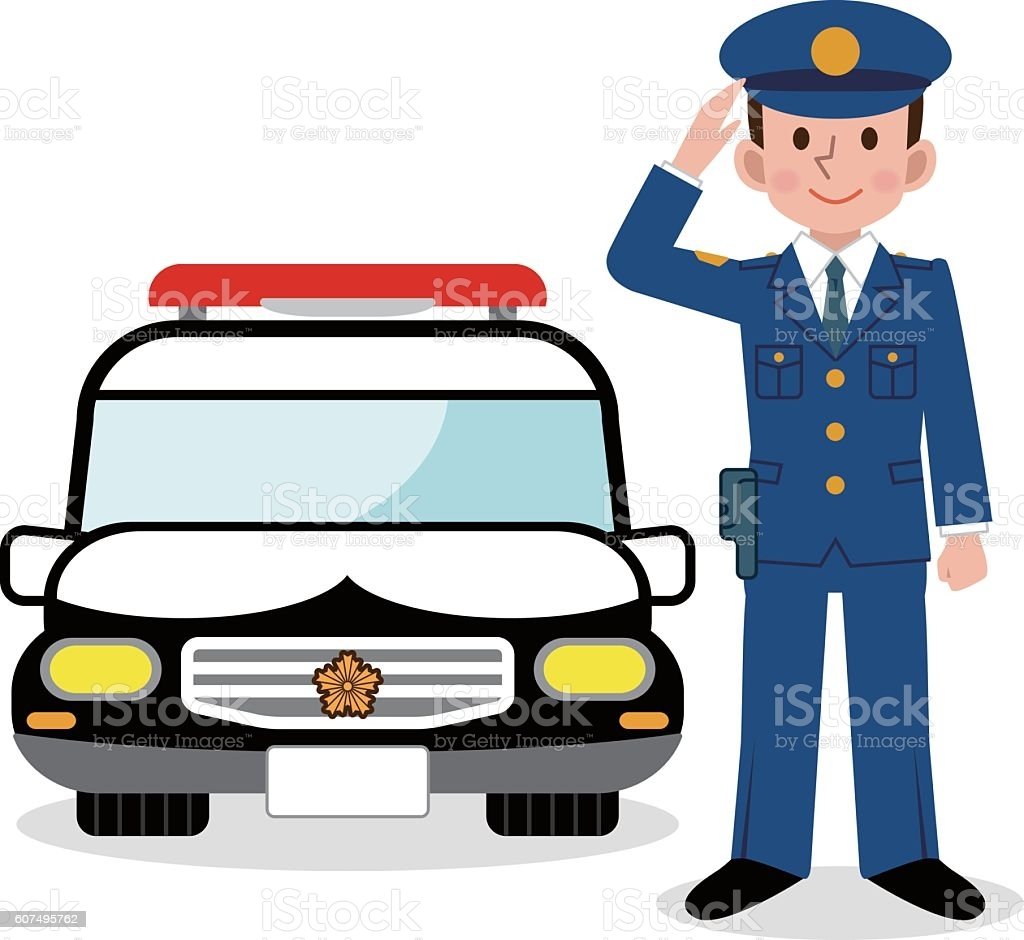 Профессия полицейский детям машины