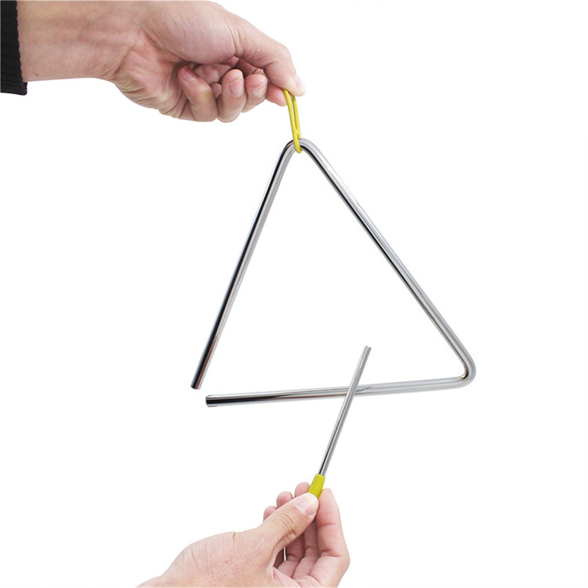 Музыкальный инструмент треугольник с палочкой