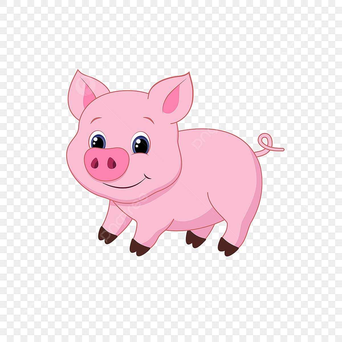Милый поросенок вектор