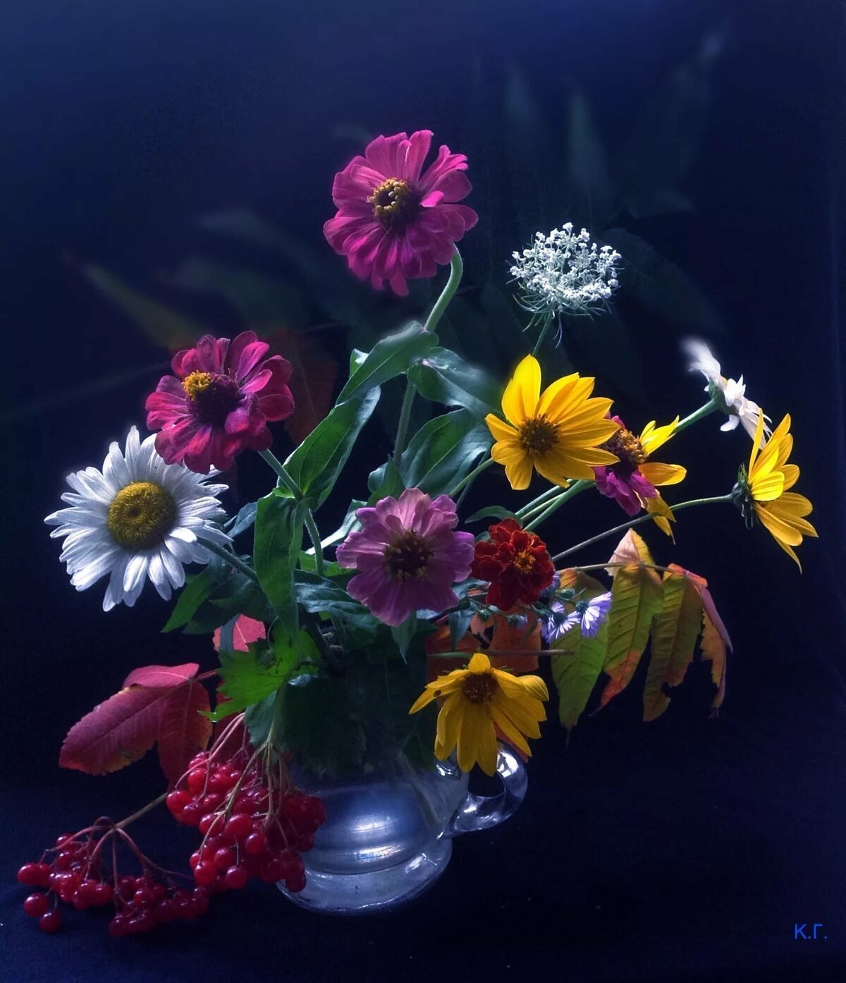 Цветы вечер