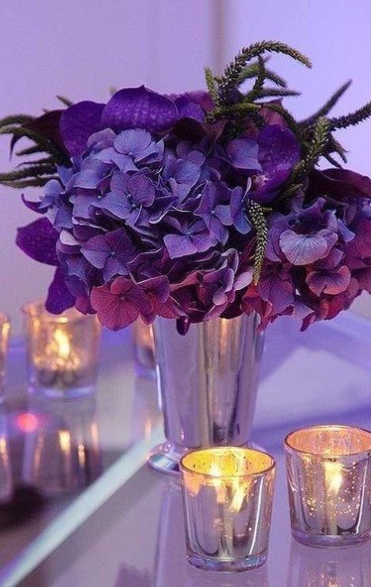 Композиция в сиреневом цвете