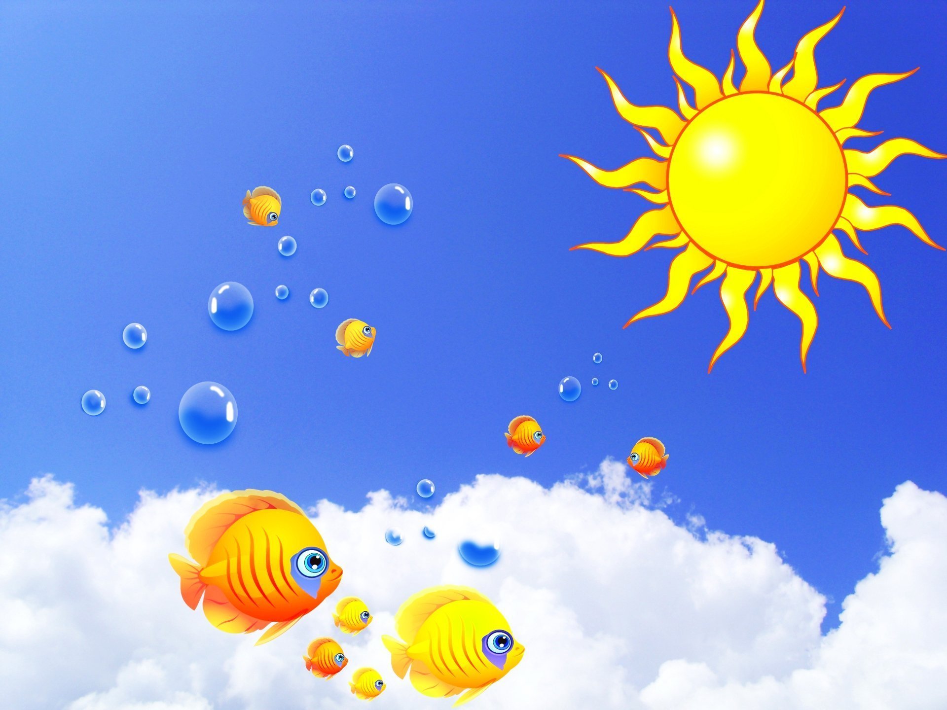 Cloud fish. Фон солнышко. Солнце на голубом небе. Солнечное небо. Небо солнце.