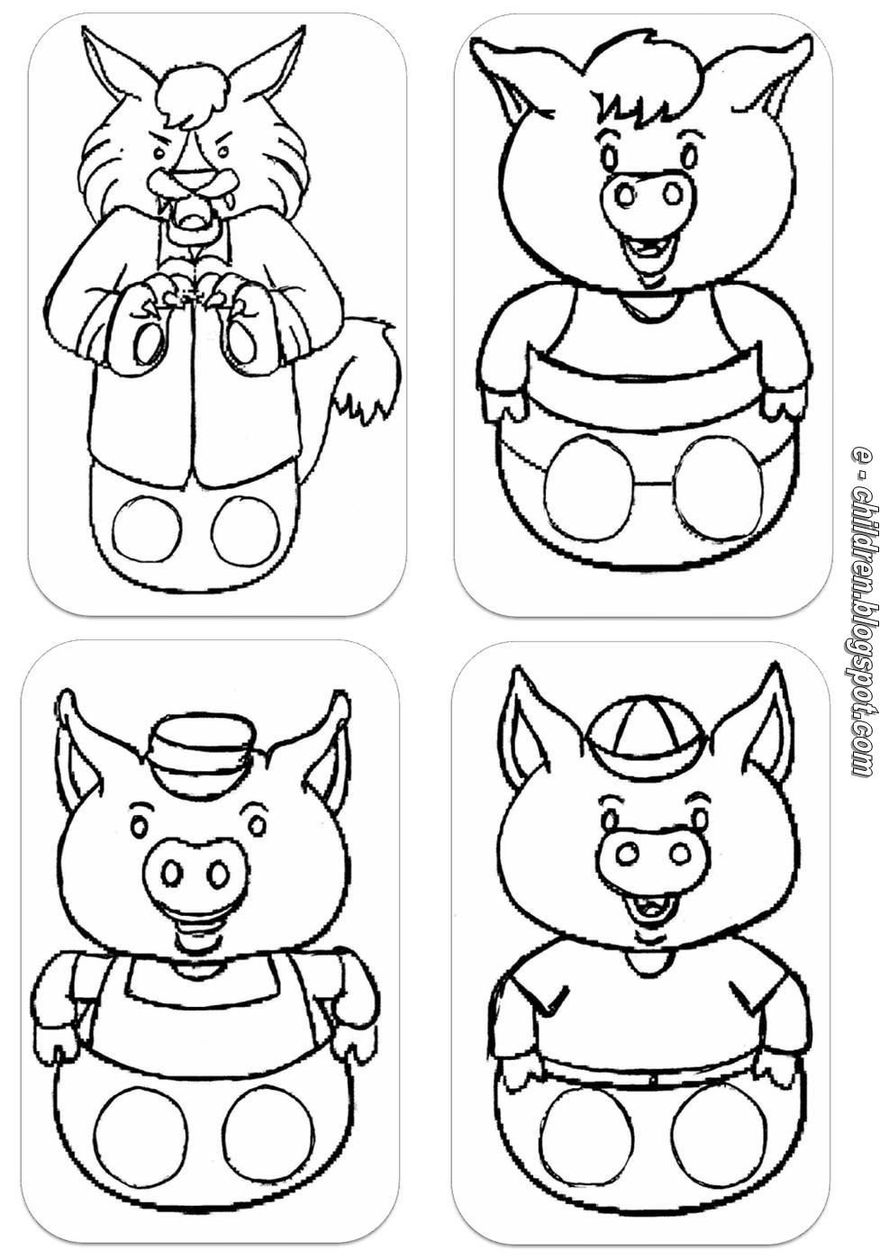 Трафареты пальчиковых кукол