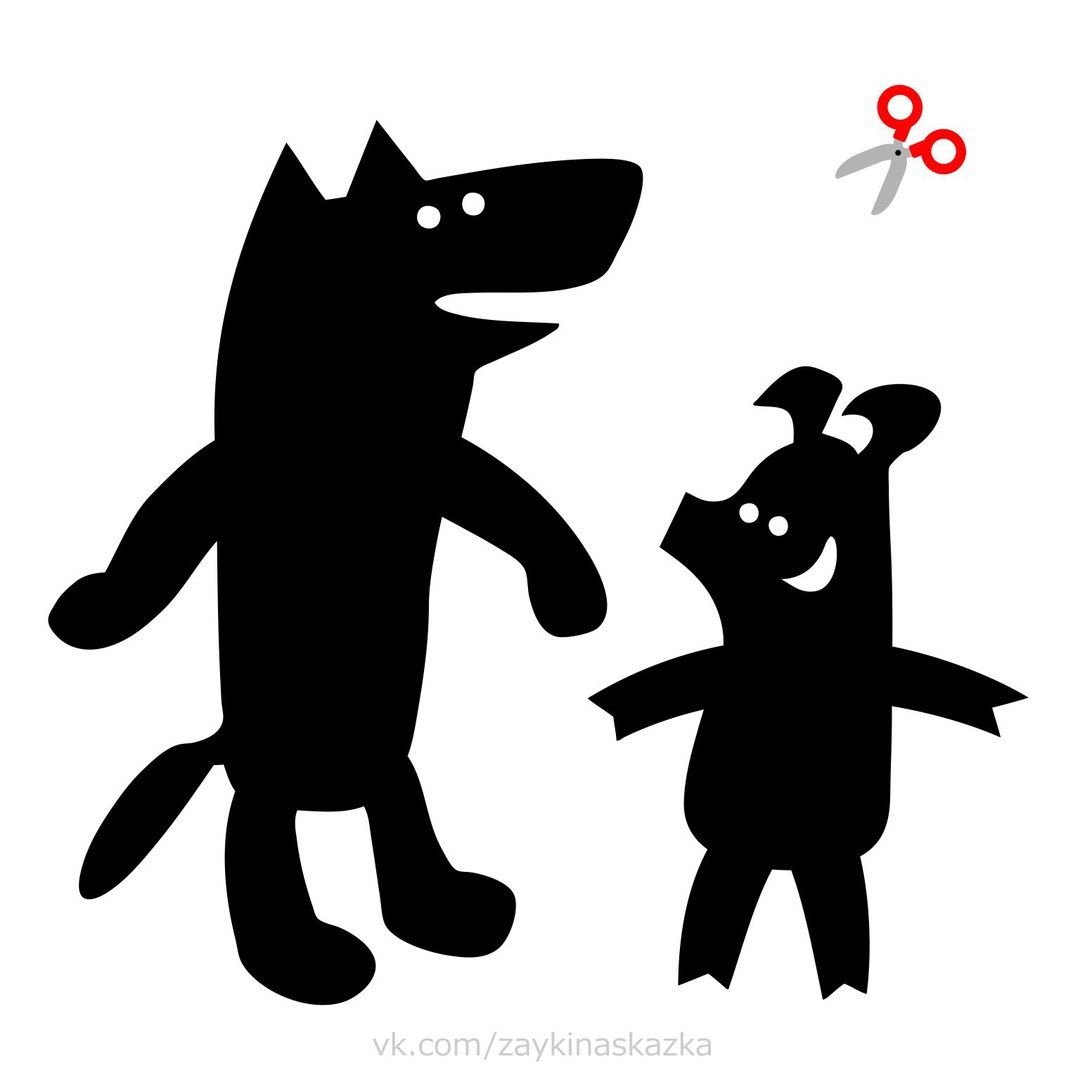 Театр теней для детей три поросенка