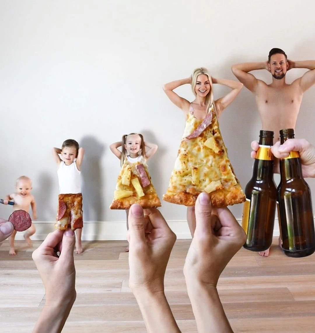 Прикольные семейные фотосессии