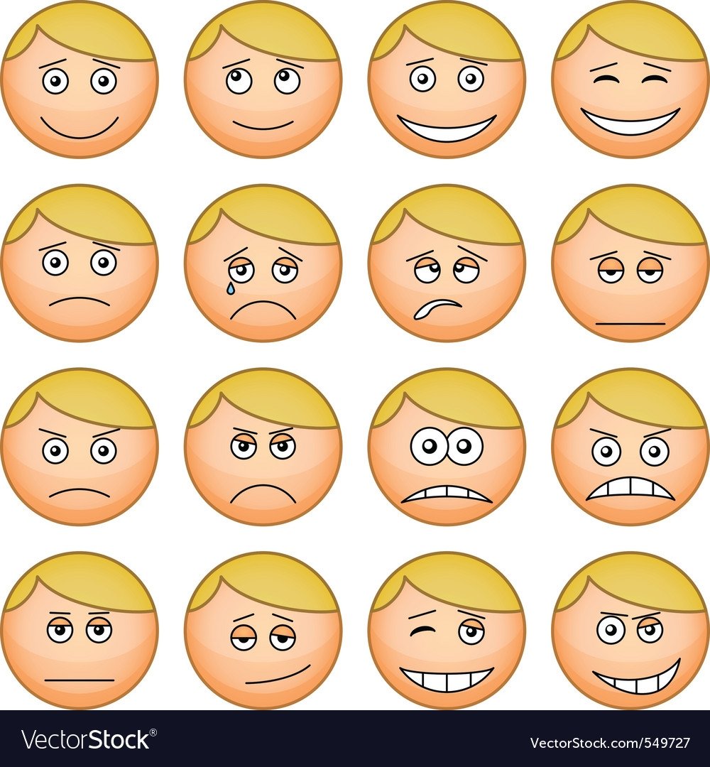 Пиктограммы эмоции для детского сада