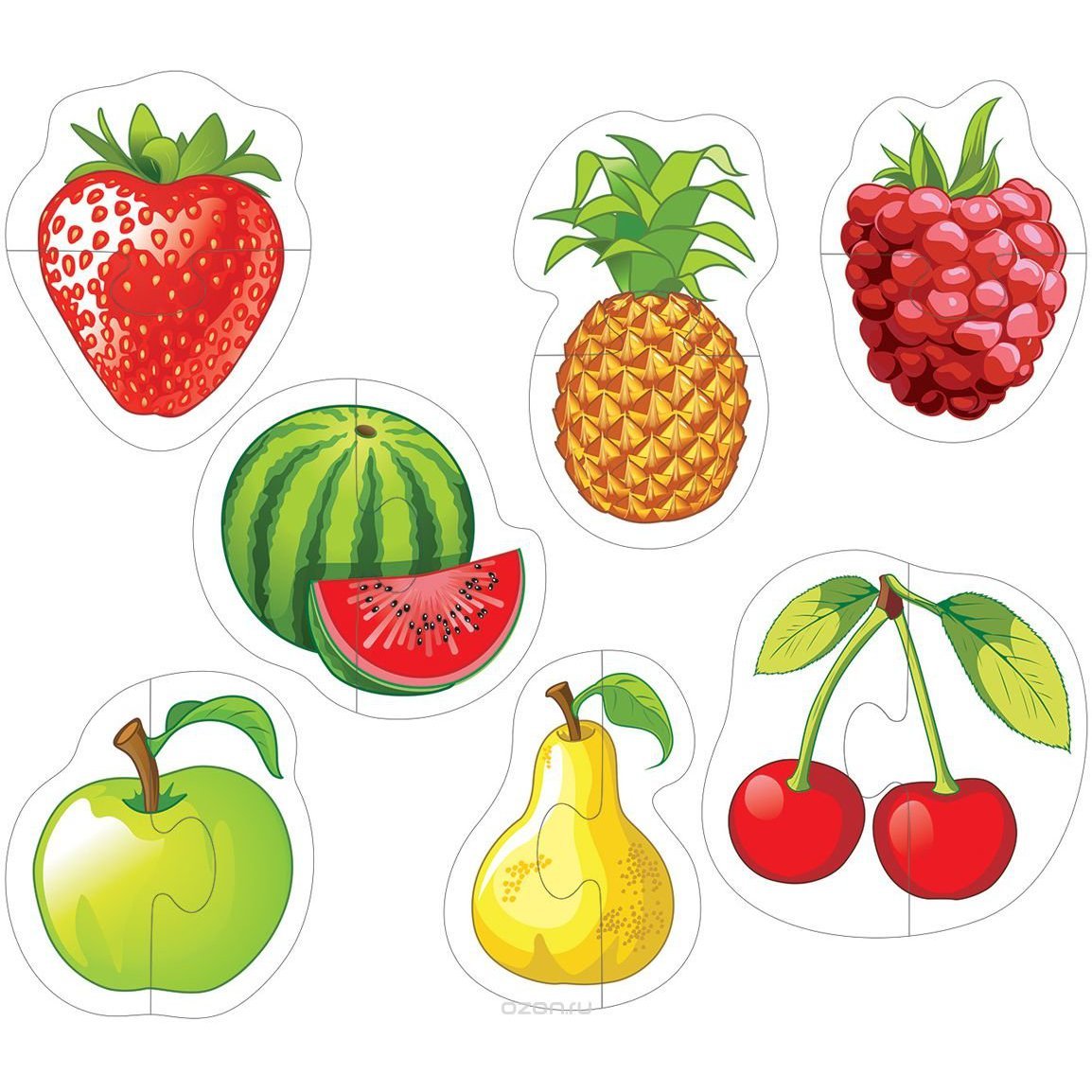 Фрукты для вырезания для детей