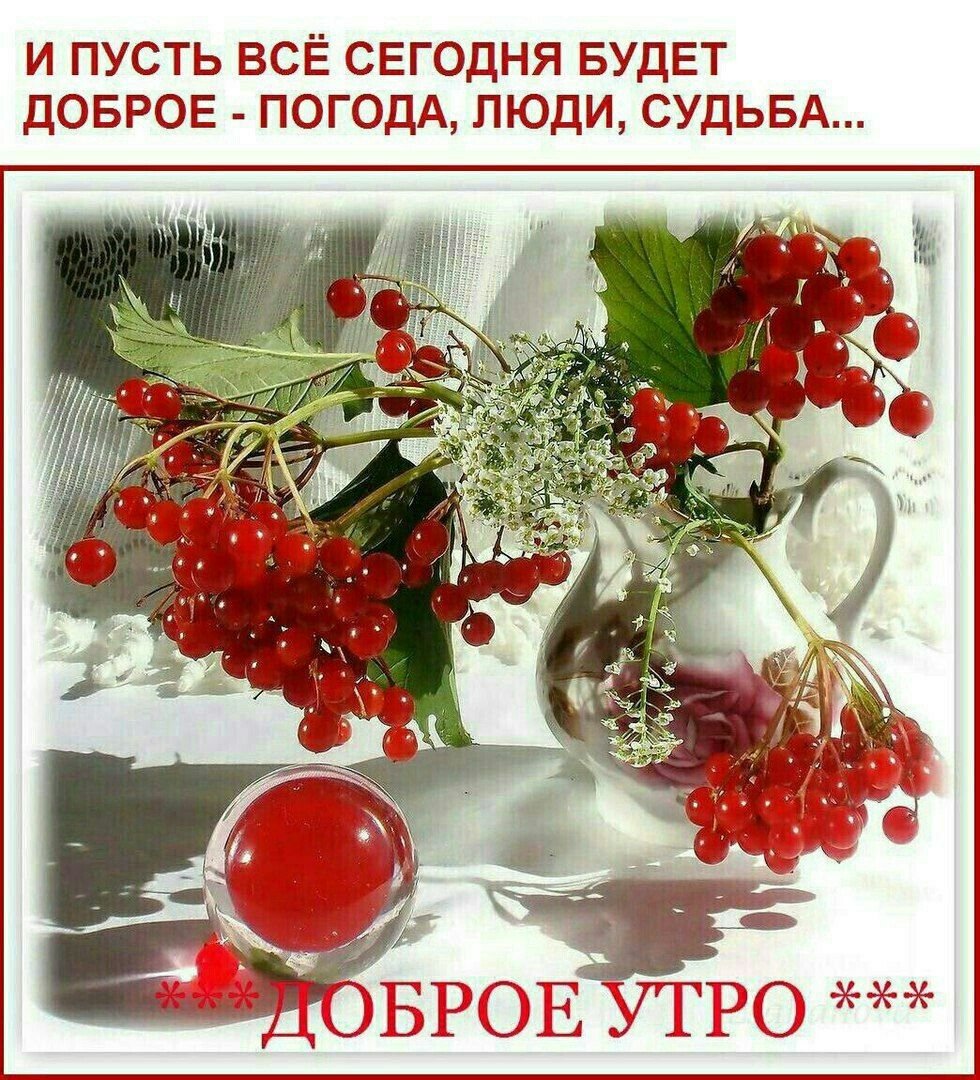 Открытки с добрым утром осенние