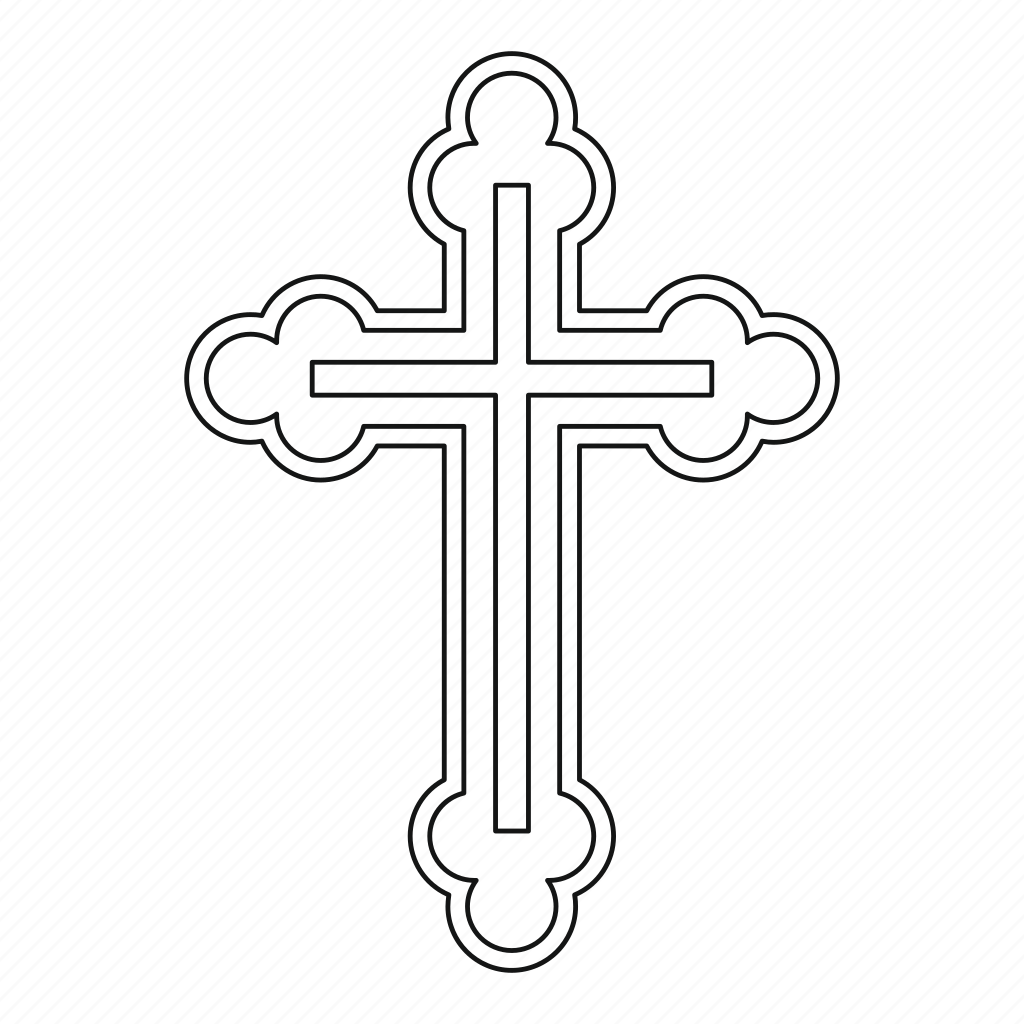 Православный крест вектор