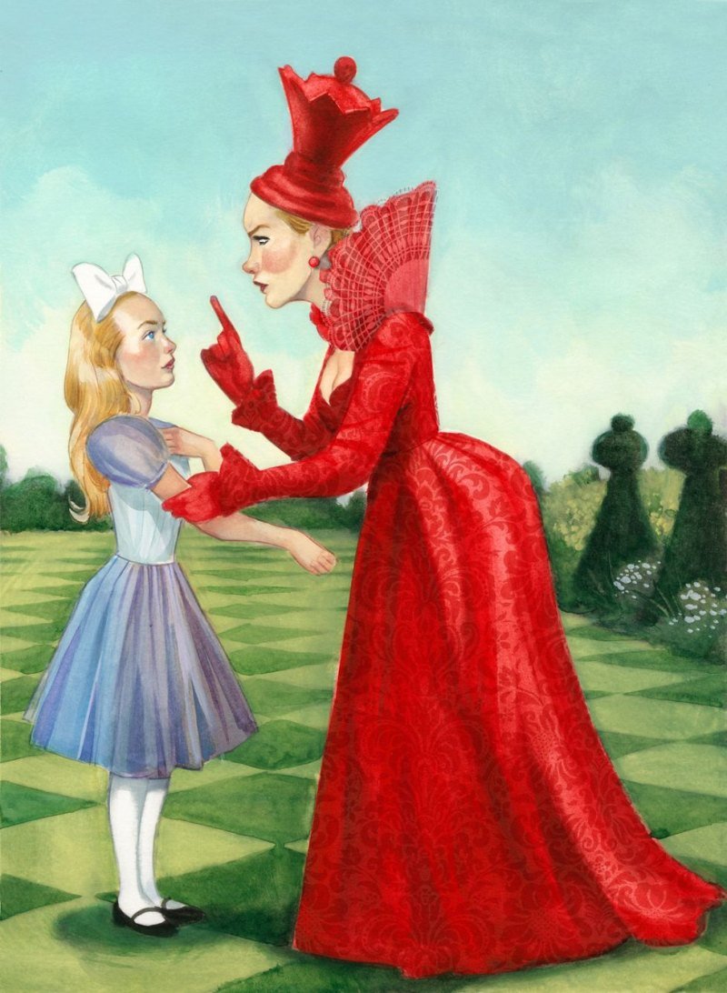 Льюис Кэрролл Королева Алиса в стране чудес