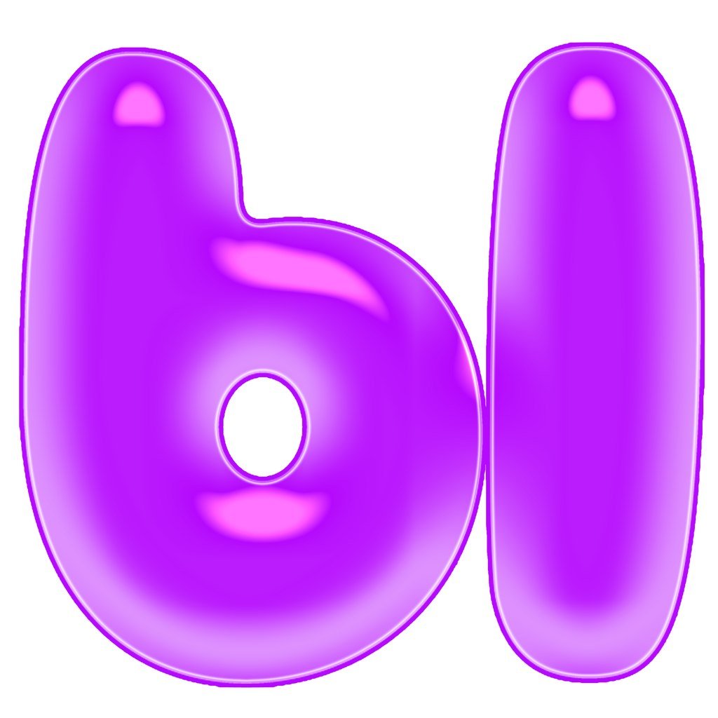 Красивые разноцветные буквы