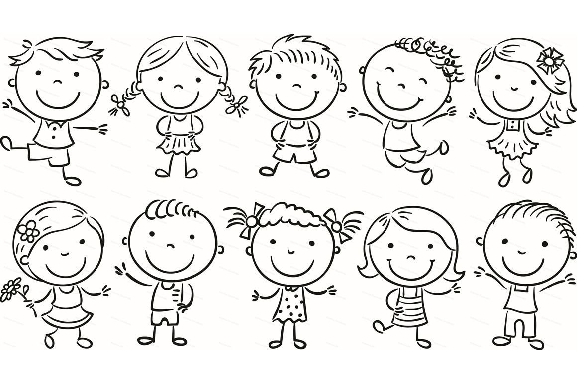 Ребенок схематичное изображение