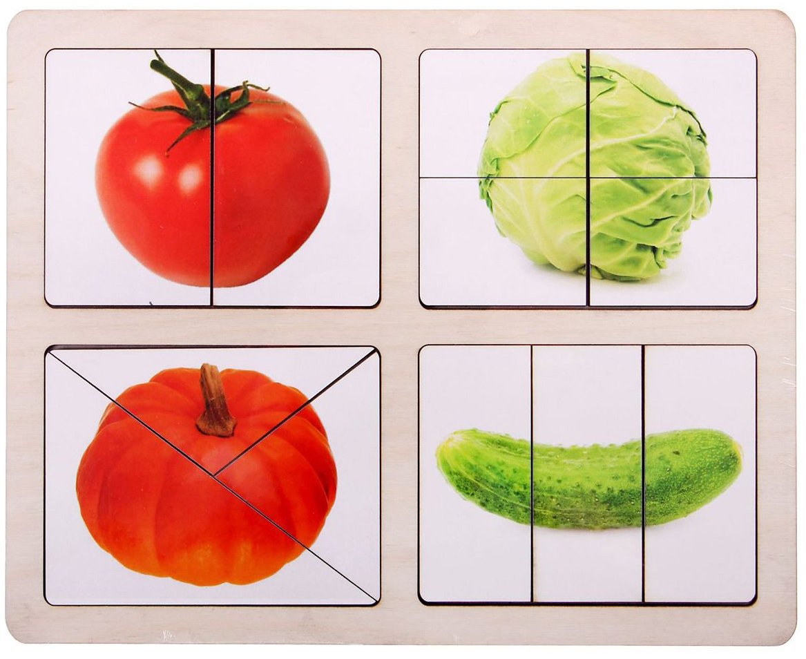 Пазл для малышей "овощи"