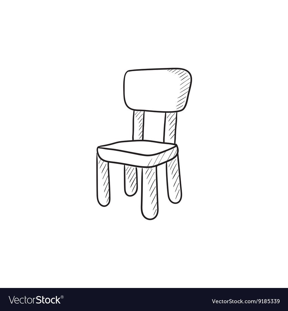 Рисование стула для малышей