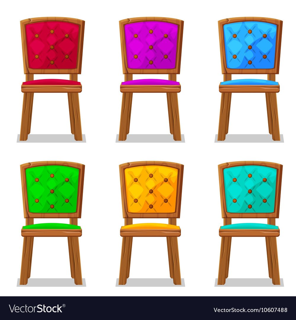 Много стул мультяшный