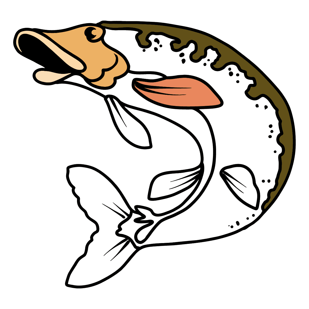 Щука рисунок для детей