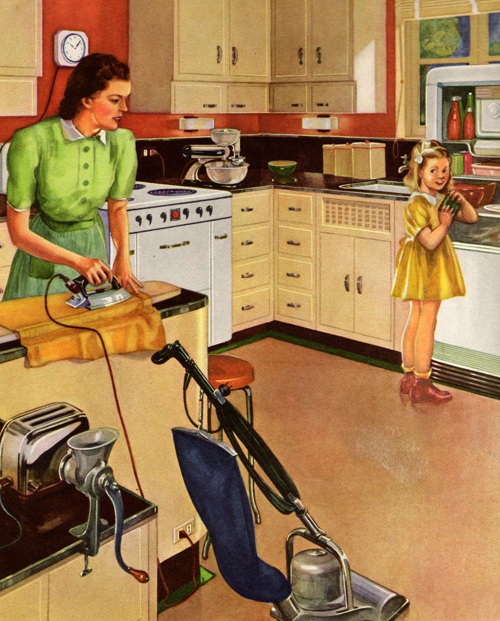 Домохозяйка иллюстрация