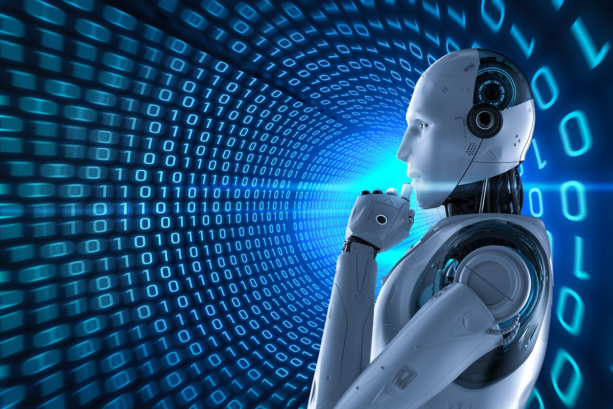 Робот с наушниками