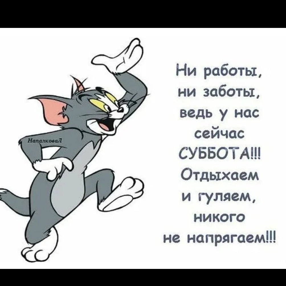 Картинки про субботу с юмором