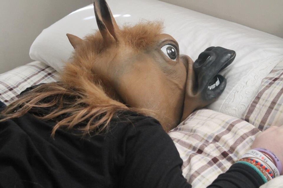 Усталая лошадь