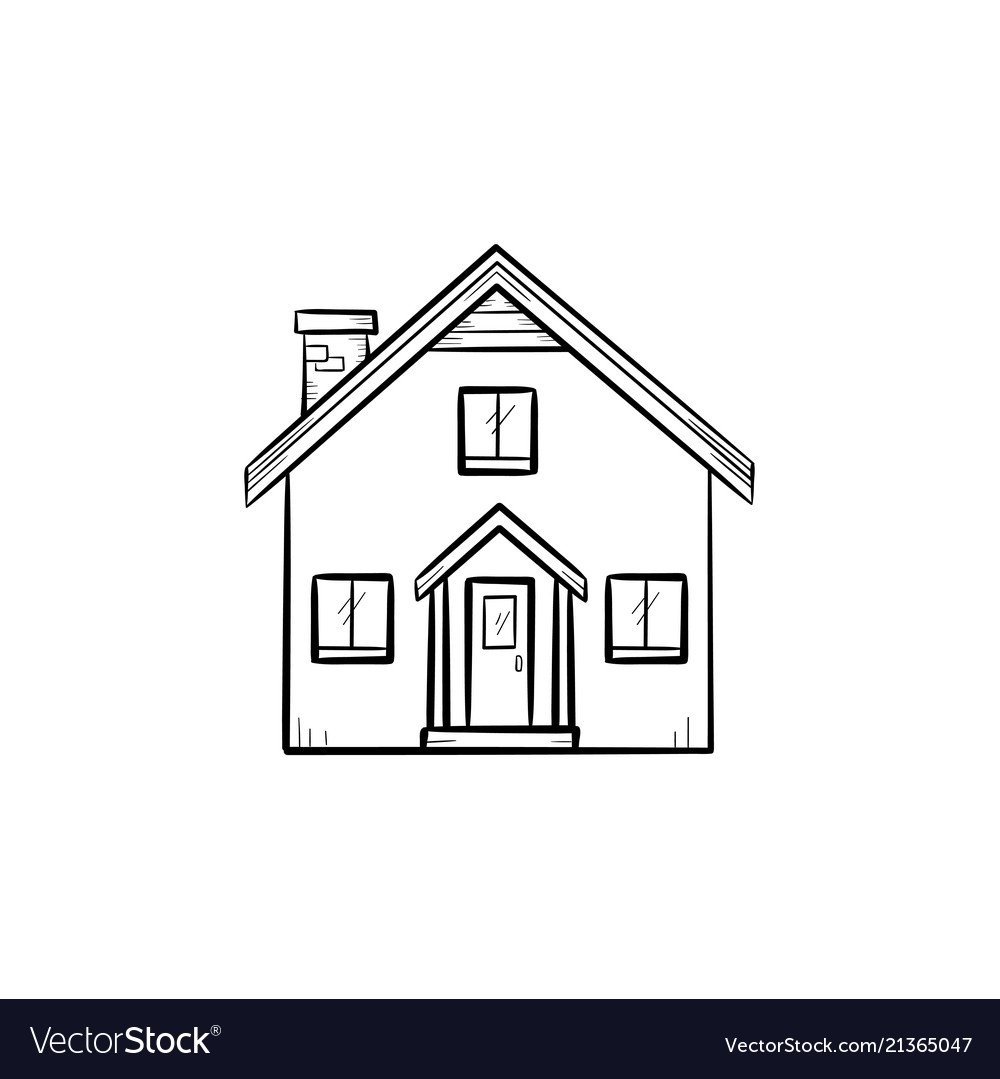 Маленький дом карандашом