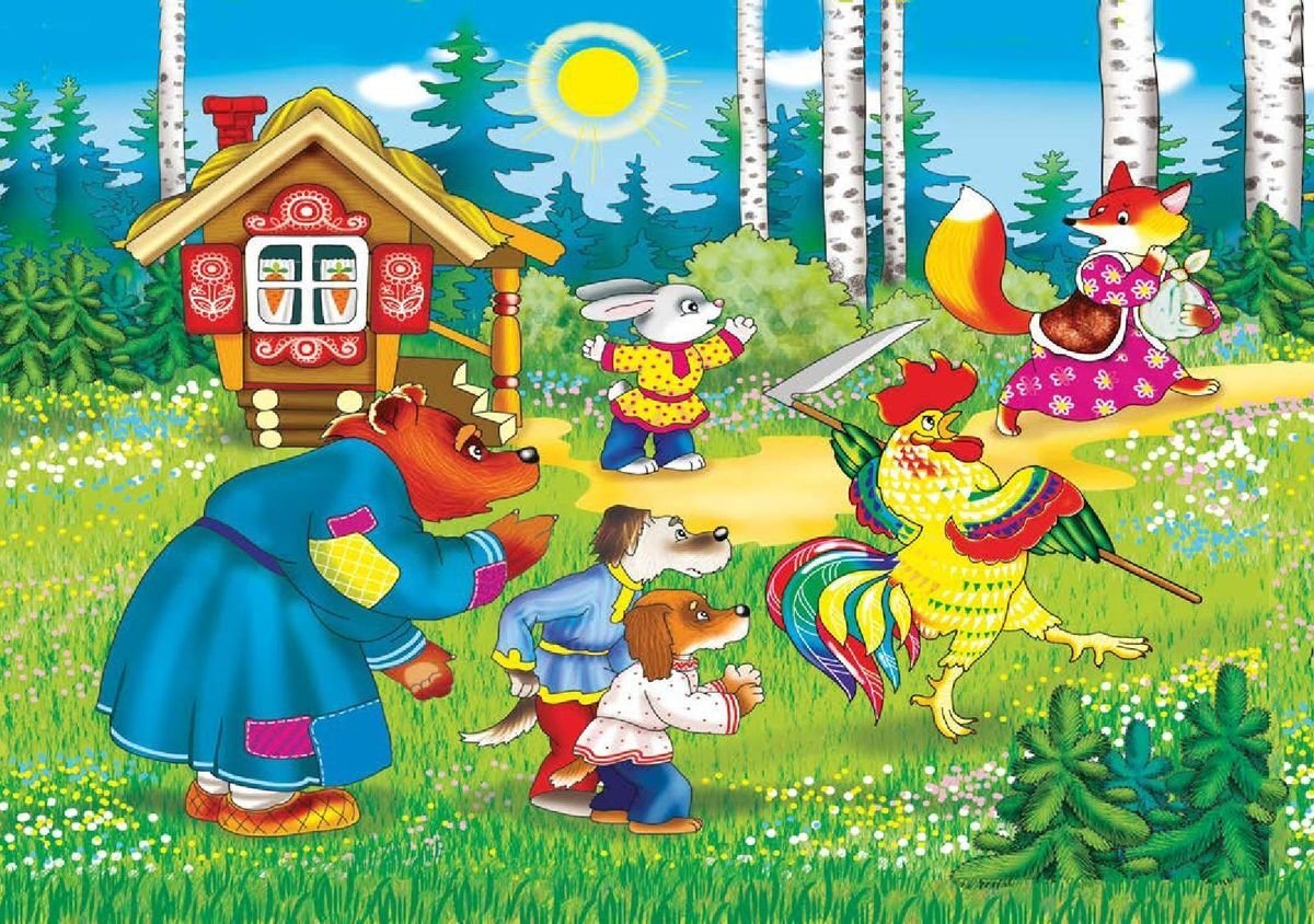 Зайкина избушка сказка