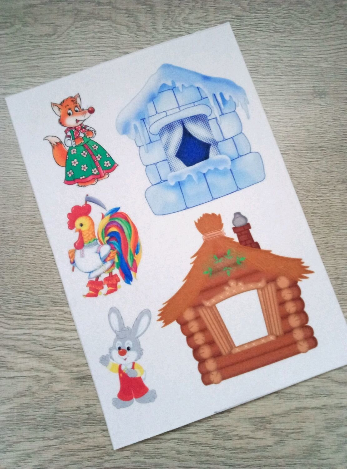 Сказка лиса и заяц Лубяная избушка