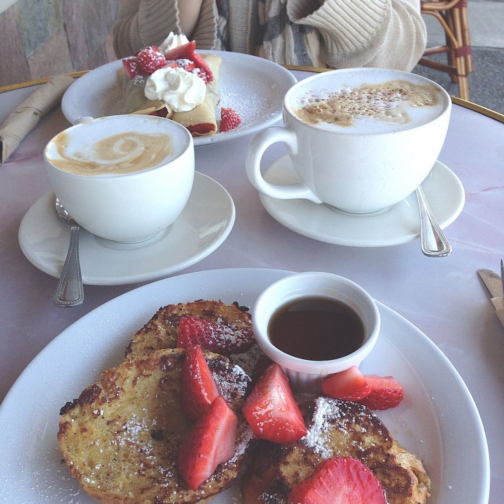 Завтрак на двоих с кофе