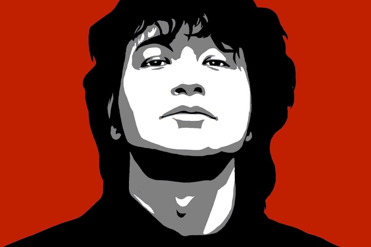 Виктор цой черно белая картинка