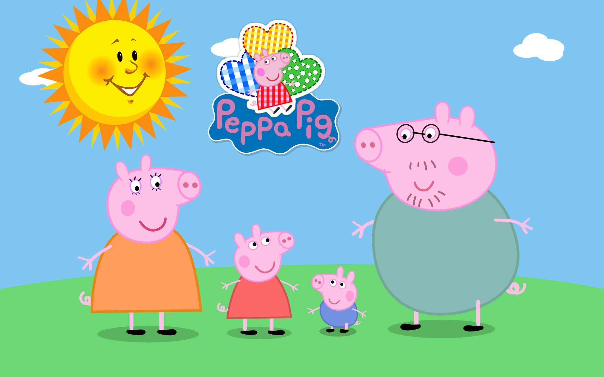 Семья пепа. Свинка Пеппа. Свинка Пеппа и её семья. Свинка Пеппа вся семья на улице.