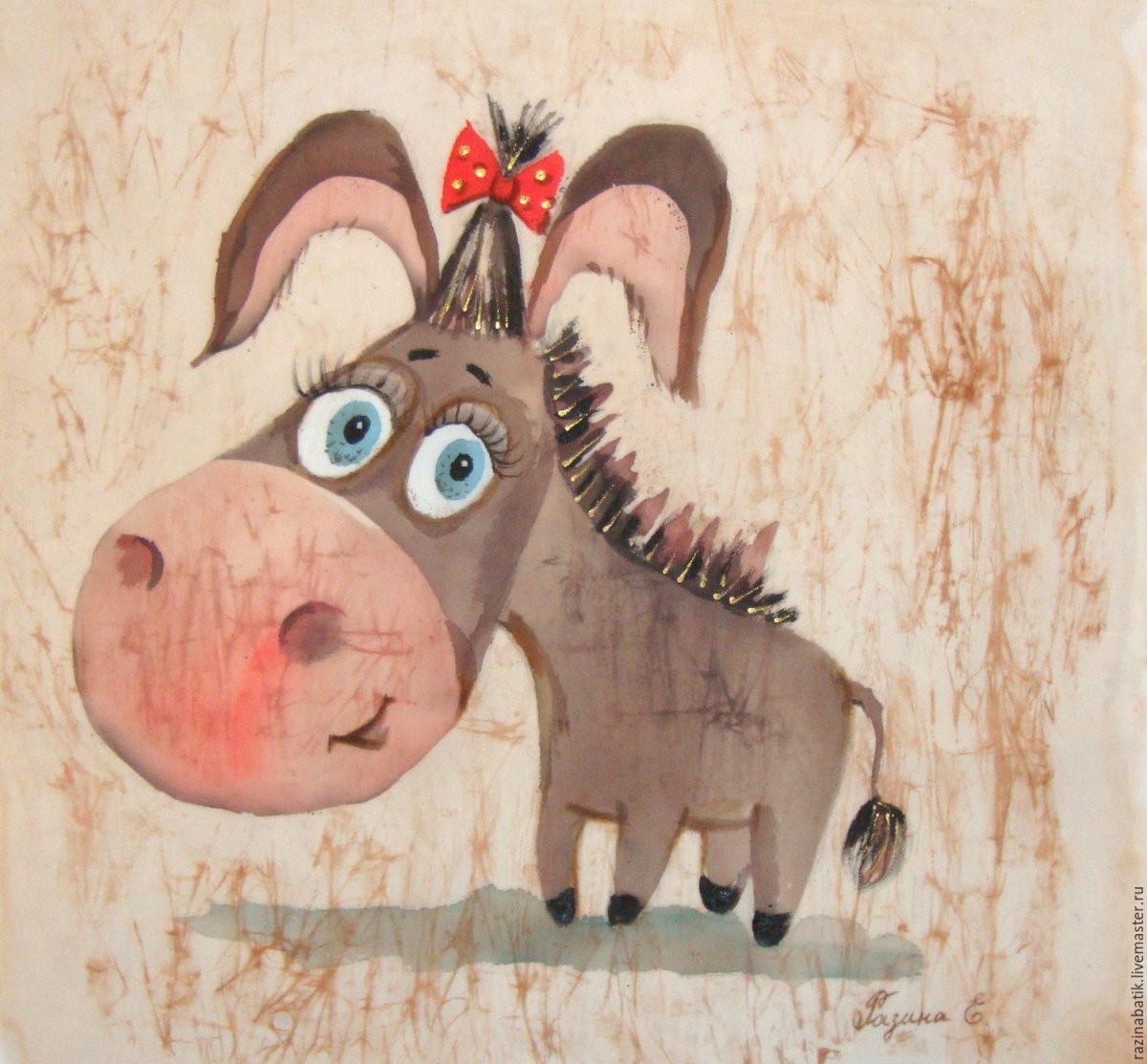 Осел стилизованный