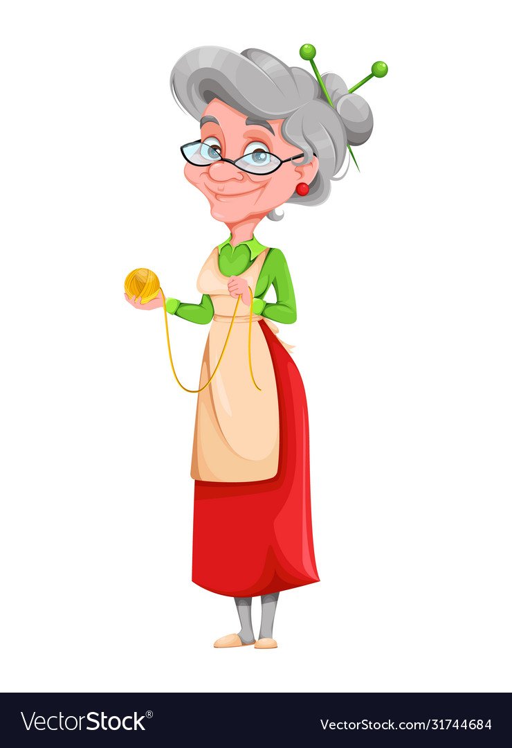 Продавец бабуля счастлива