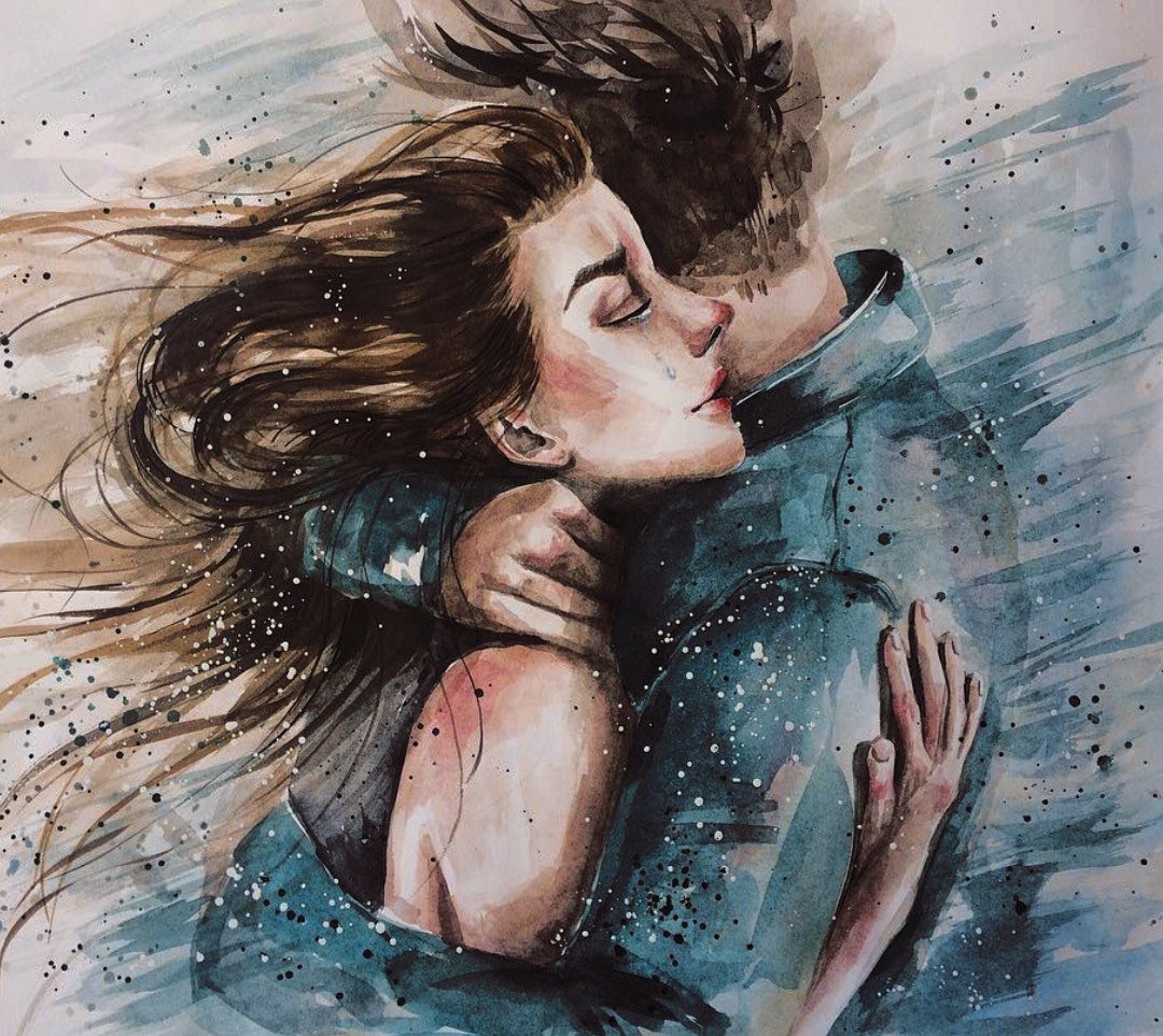 Объятия арт неожиданные