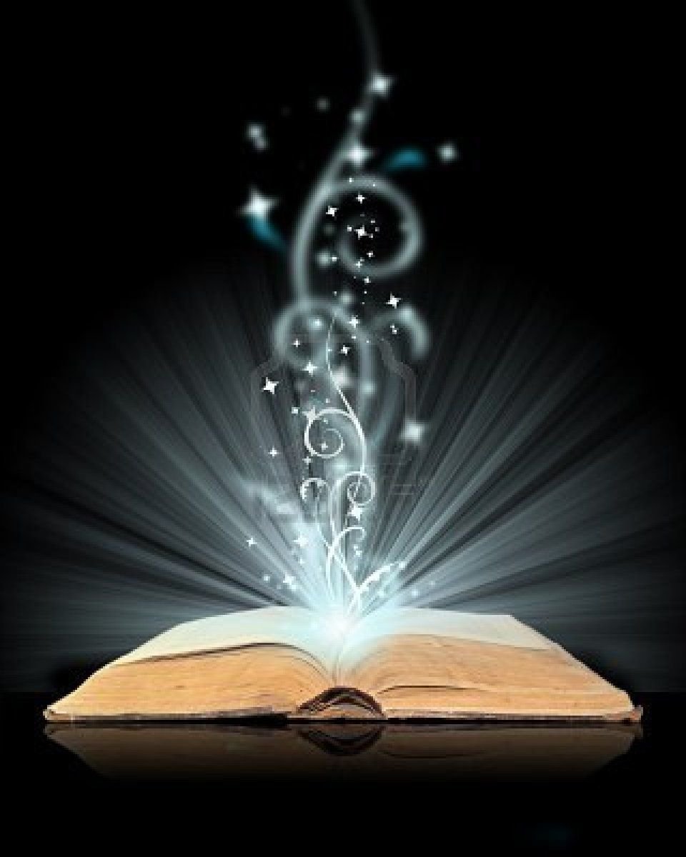 Книга новая магия. Волшебная книга. Открытая книга. Раскрытая книга. Книжная магия.