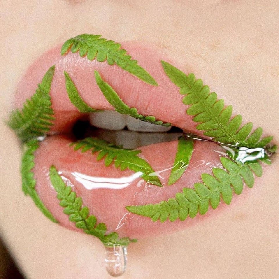 Макияж губ Эстетика