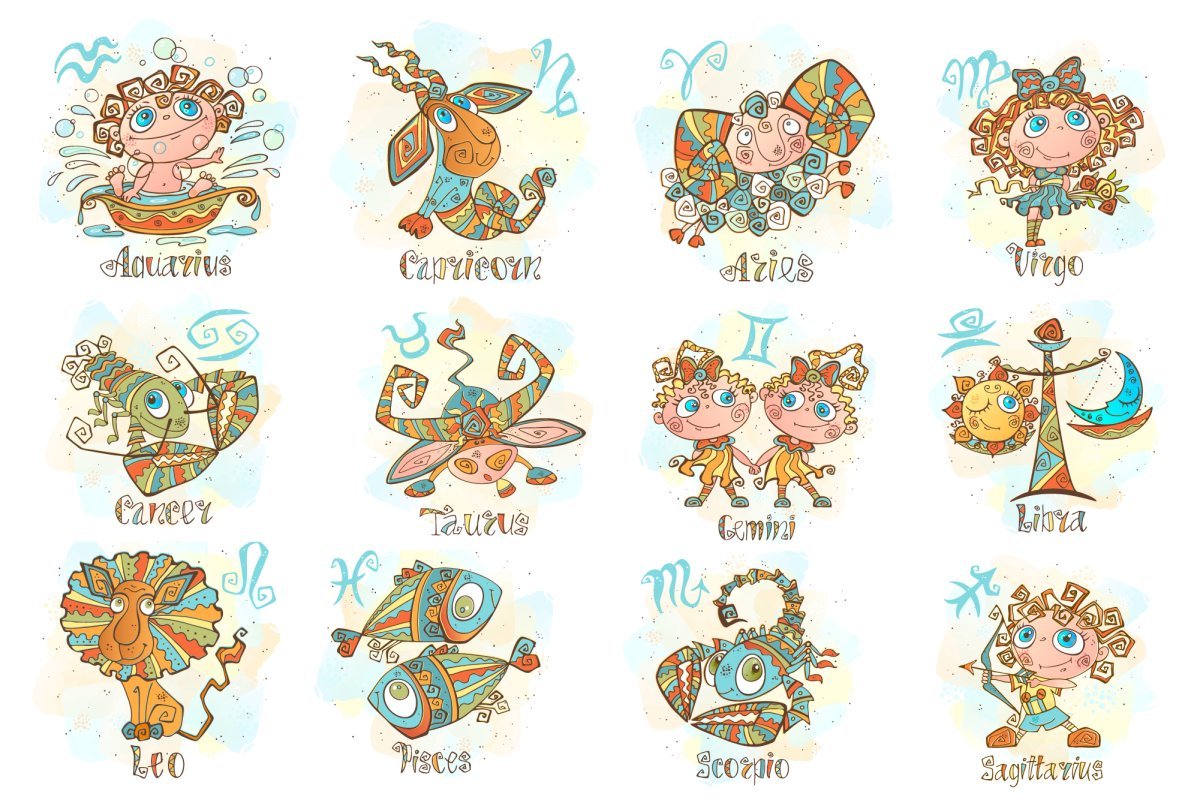 Веселые знаки зодиака