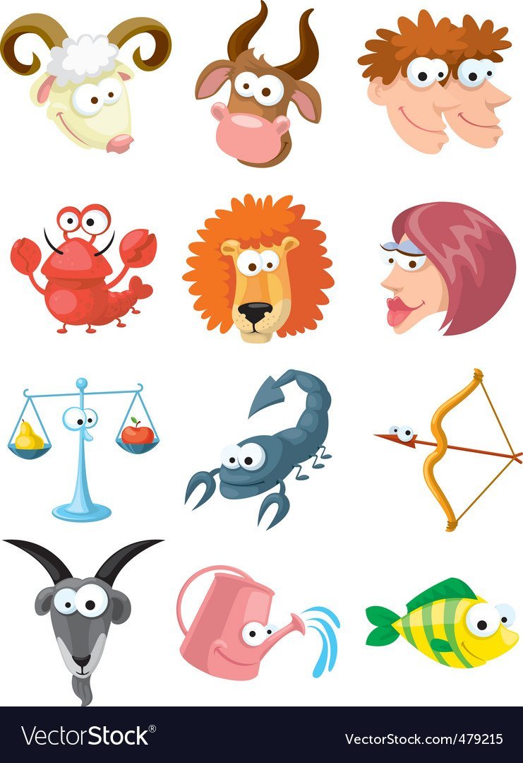 Символы мультяшные