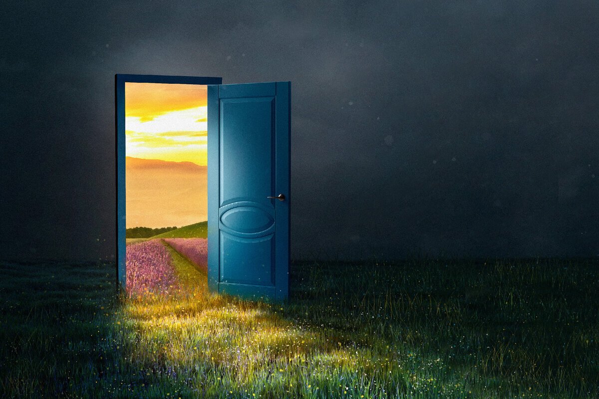 Открытая дверь картинка